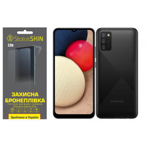 Комплект защитных пленок для Samsung Galaxy A02s StatusSKIN Lite Full Cover 