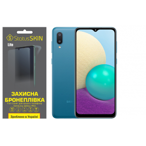 Комплект защитных пленок для Samsung Galaxy M02 StatusSKIN Lite Full Cover 