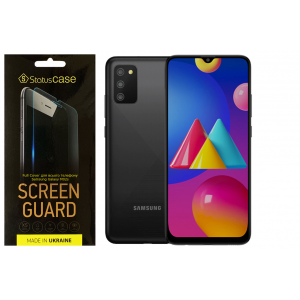 Комплект защитных пленок для Samsung Galaxy M02s StatusCASE Standart Full Cover