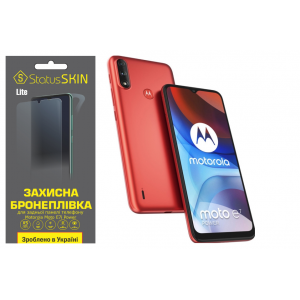 Защитная пленка для Motorola Moto E7i Power StatusSKIN Lite на заднюю панель