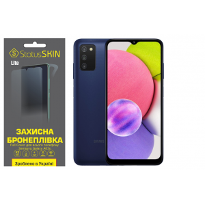 Комплект защитных пленок для Samsung Galaxy A03s StatusSKIN Lite Full Cover 