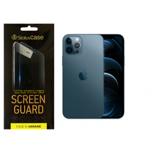Комплект защитных пленок для Apple iPhone 12 Pro Max 128GB StatusCASE Standart Full Cover