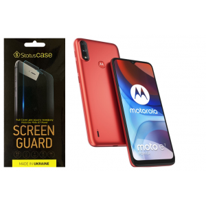 Комплект защитных пленок для Motorola Moto E7 Power StatusCASE Standart Full Cover