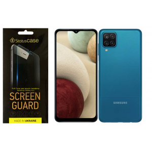 Комплект защитных пленок для Samsung Galaxy A12 StatusCASE Standart Full Cover